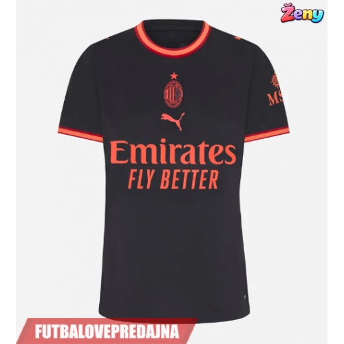 Lacne Ženy Futbalové dres AC Milan Goncalo Ramos #9 2026-27 Krátky Rukáv - Tretina
